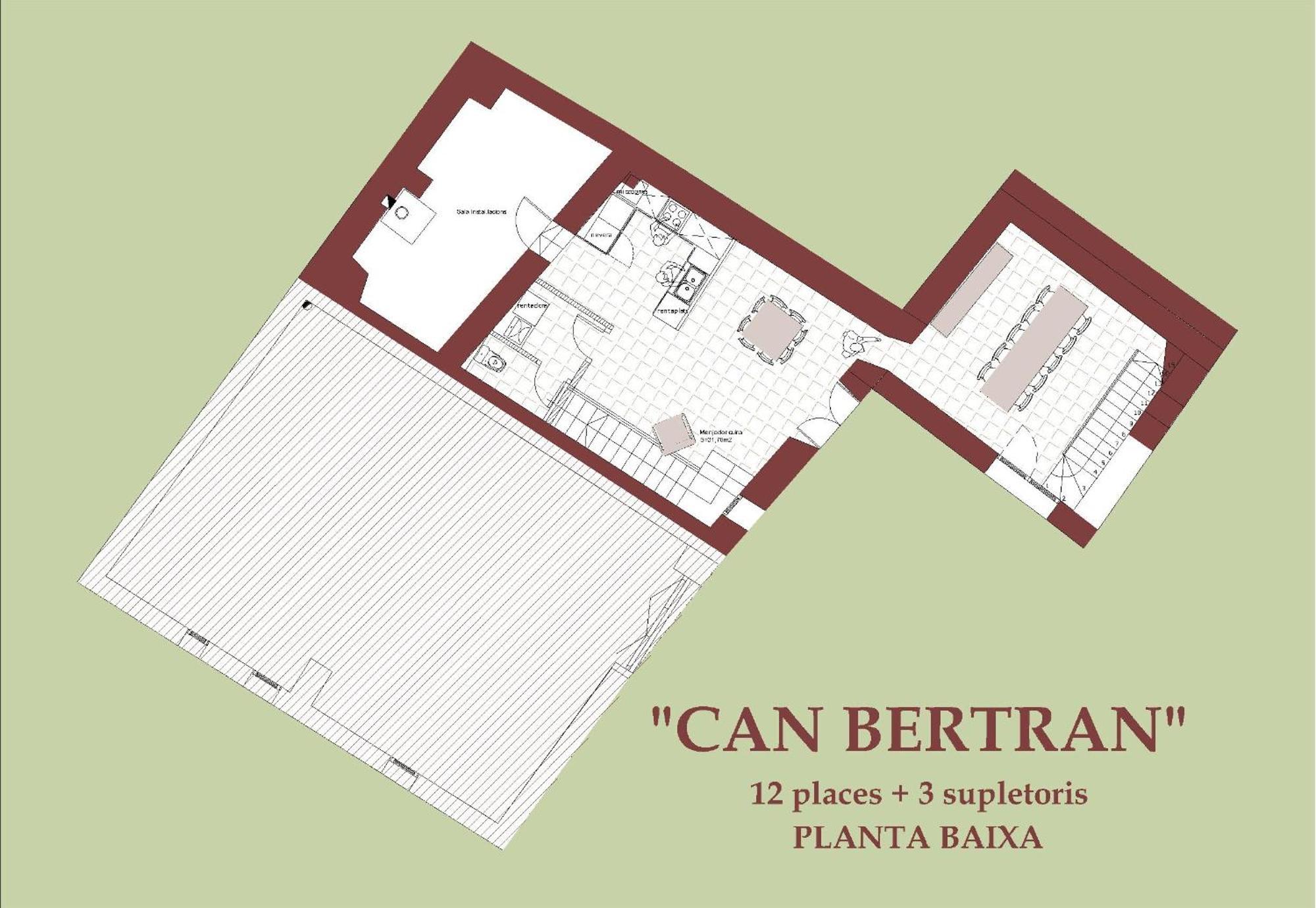 Can Bertran Fornells de la Montaña Exterior foto